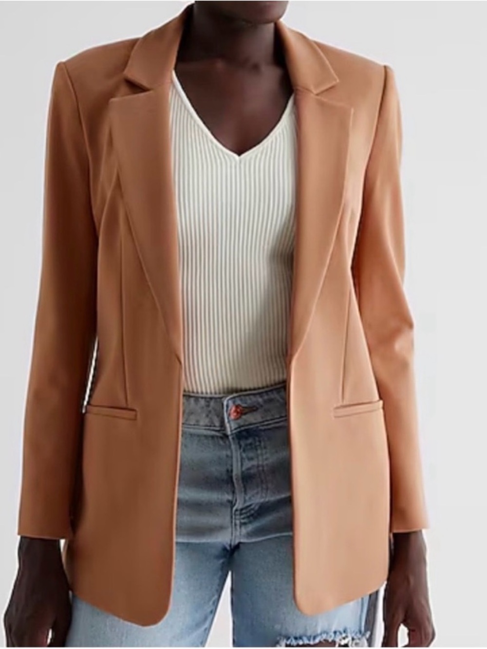 Express Columnist Blazer Camel xsmall nwt